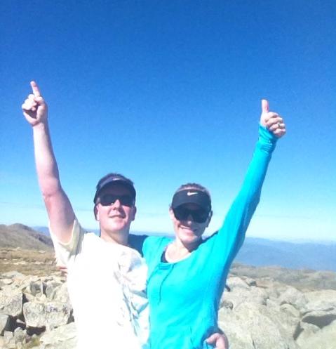 Mike & I on top of Mt Kosciusko, March 2014