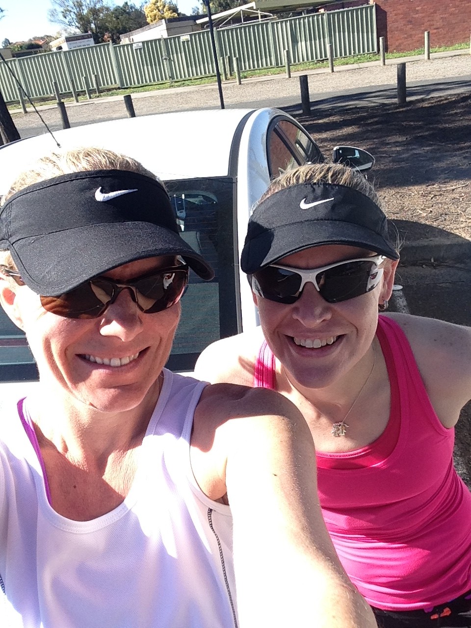 This week Amy helped me get through the last 12km of my big run.